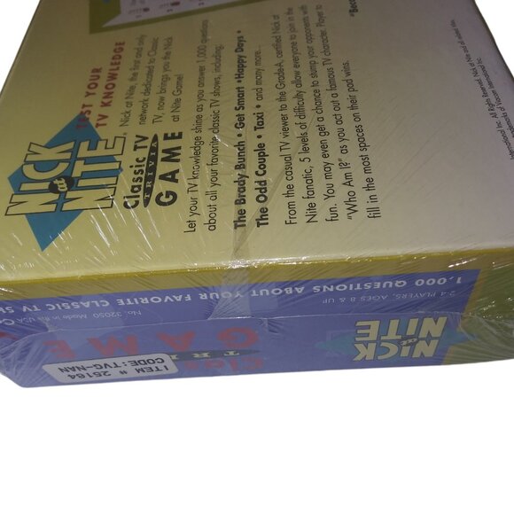 Nick at Nite Classic TV Trivia Game New Sealed 1998 Viacom - Picture 5 of 5